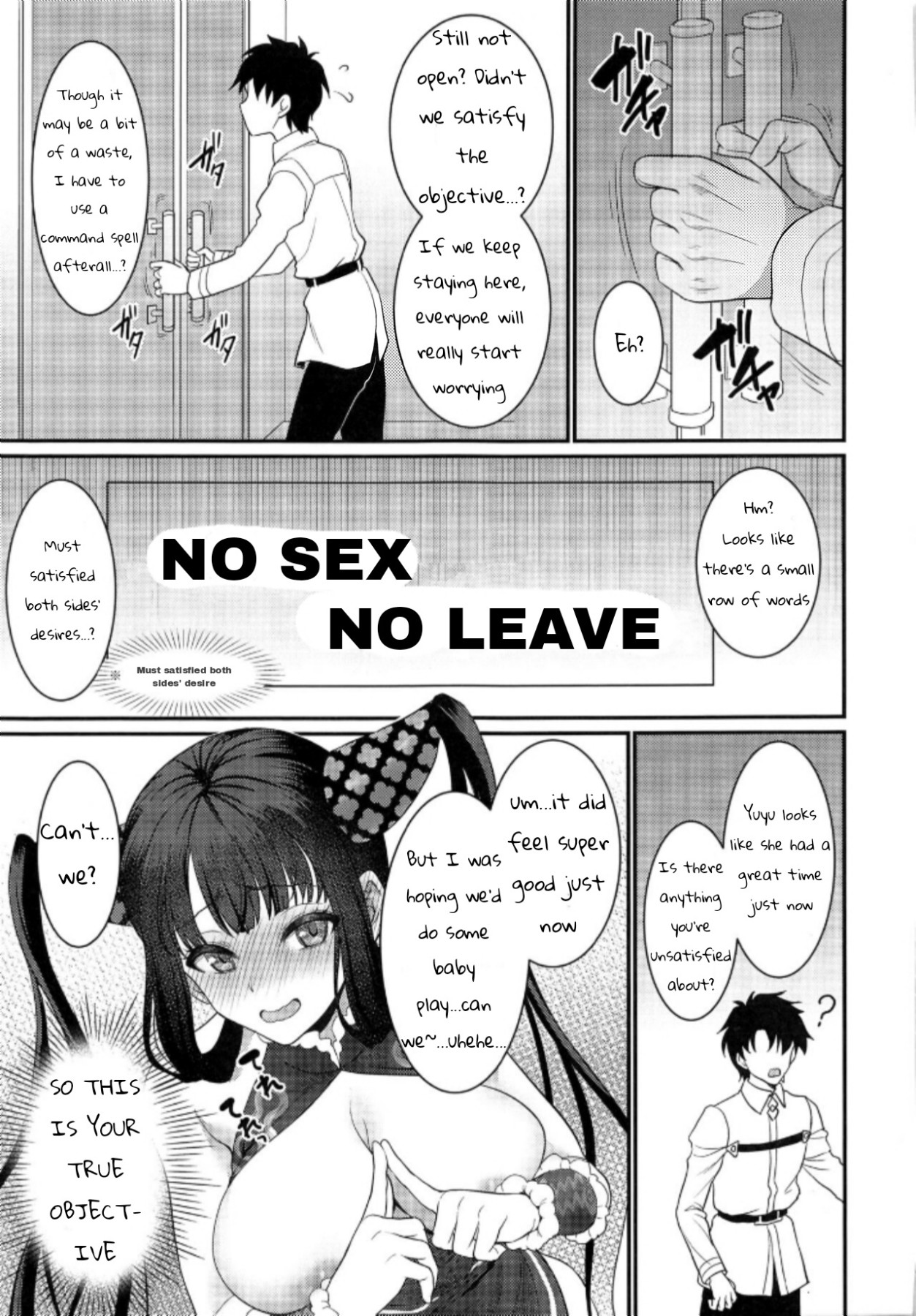 Hentai Manga Comic-We Had SEX In The Room But We Still Can't Get Out-Read-14